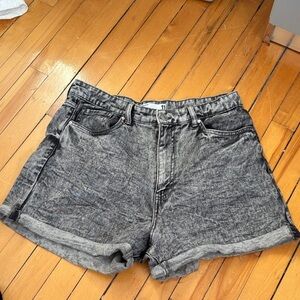 Refuge Charcoal Jean Shorts